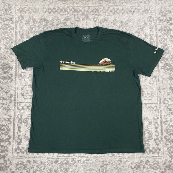 Columbia T-Shirt Performance Fishing Gear Outdoors Graphic Tee Size 2XL XXL - Picture 1 of 5